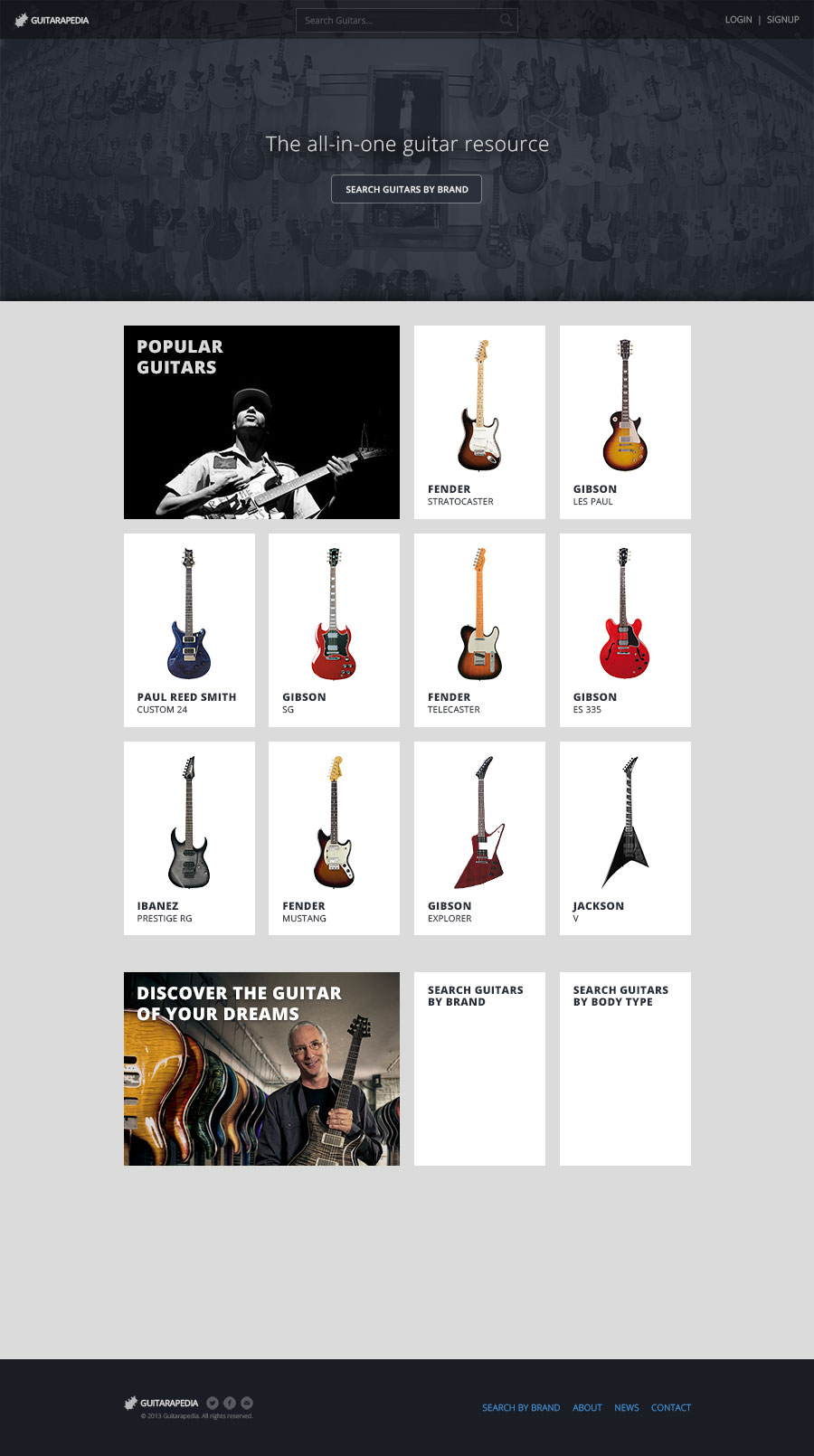 Screenshot of Program Apollo website