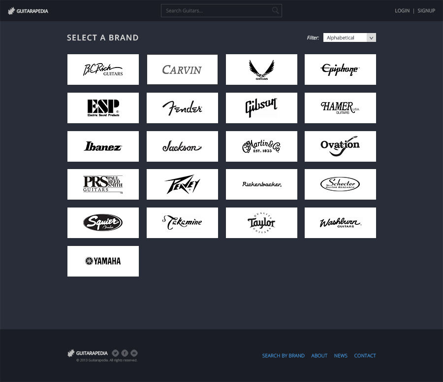 Screenshot of Program Apollo website