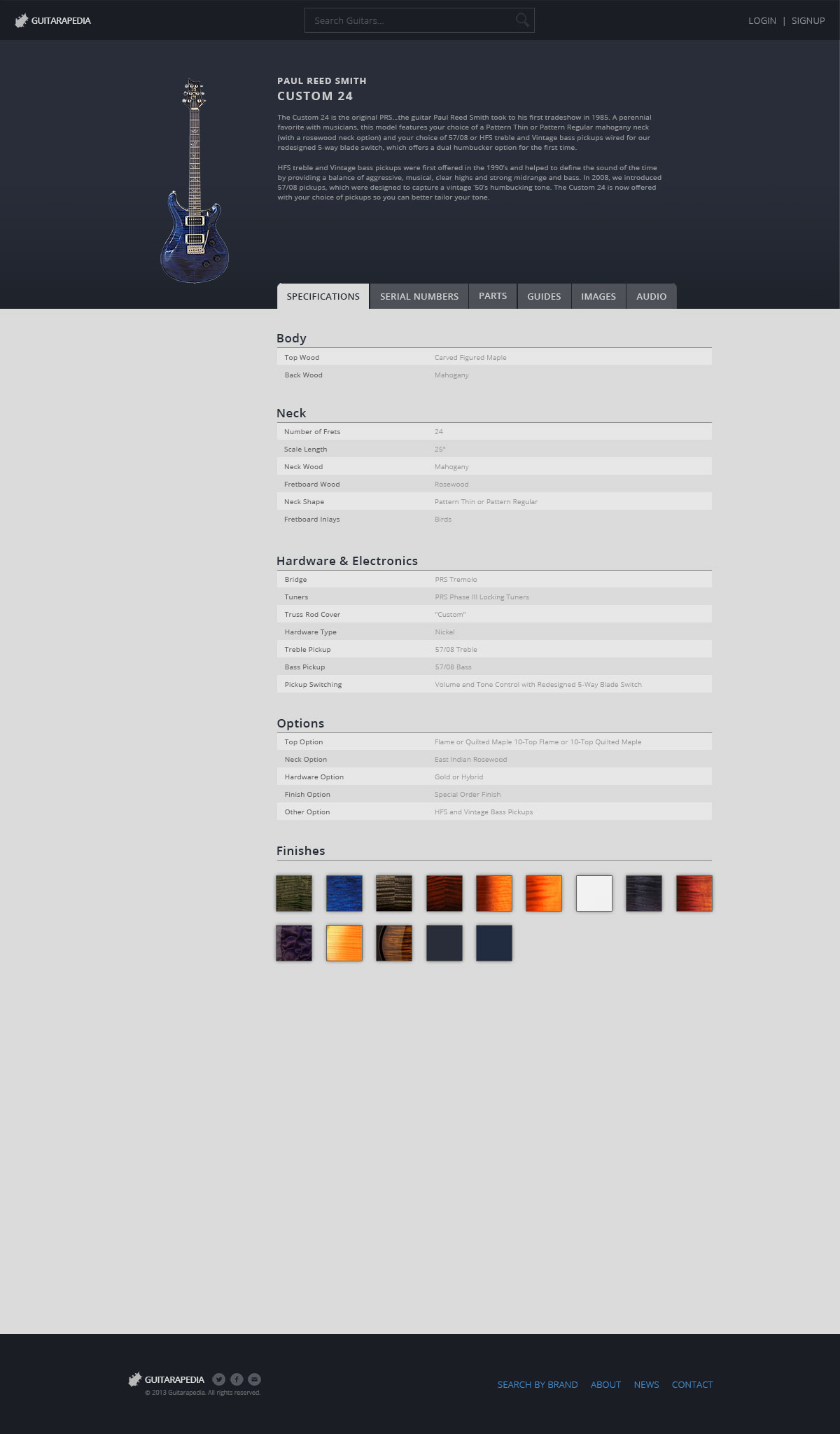 Screenshot of Program Apollo website