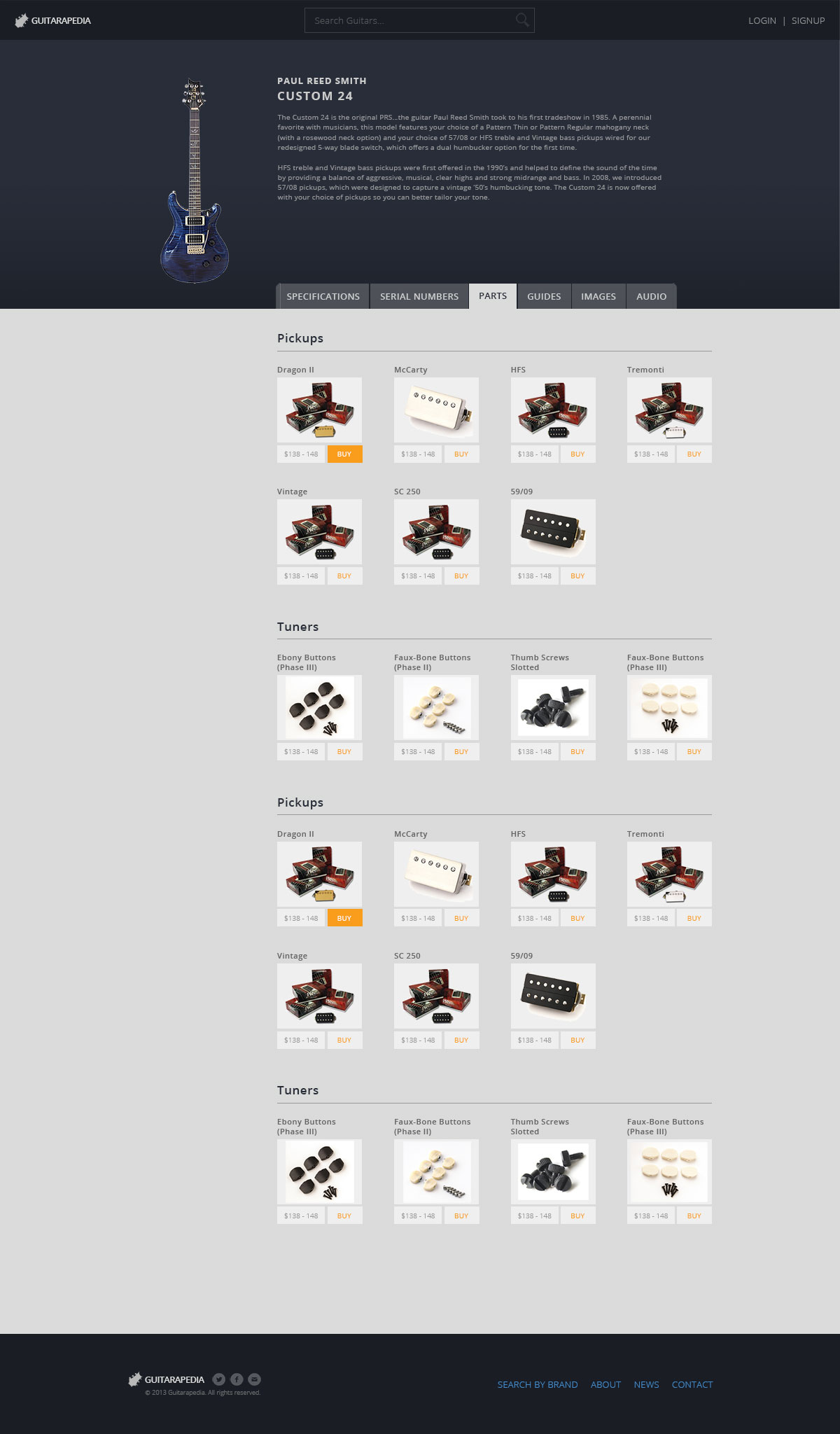 Screenshot of Program Apollo website