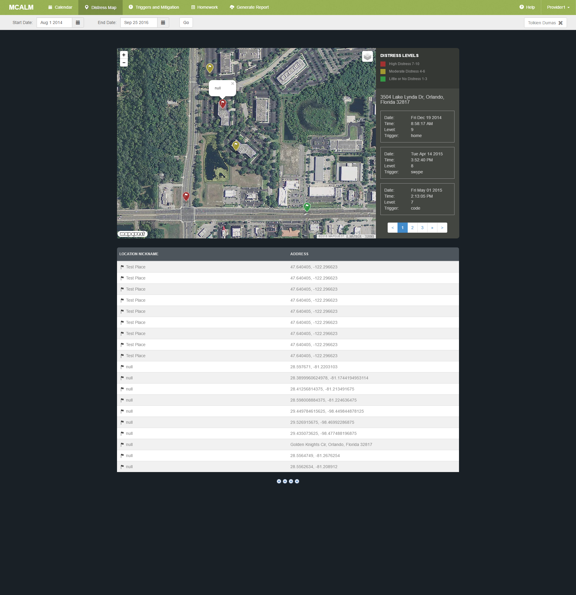 Real Time Tracking Screenshot
