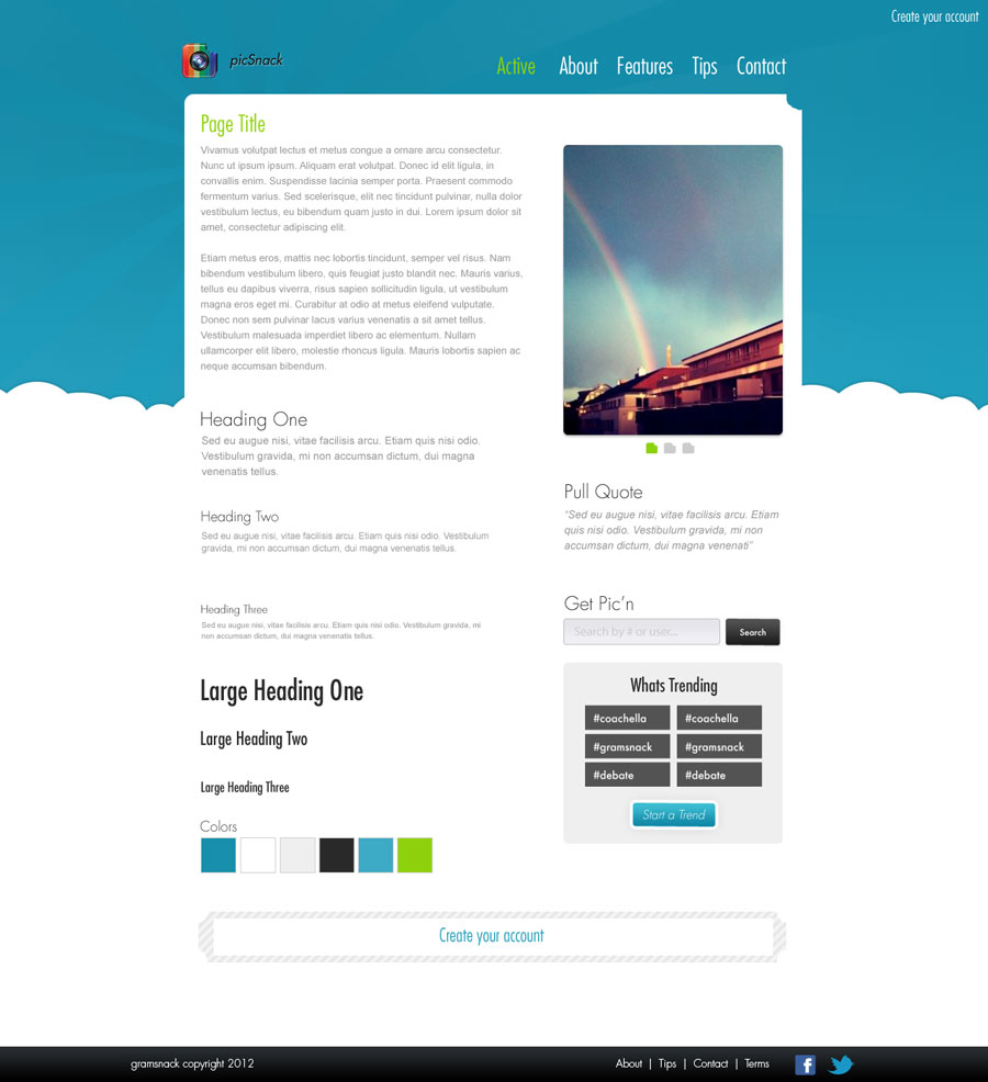Screenshot of Program Apollo website