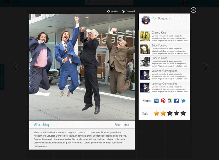 Screenshot of Program Apollo website
