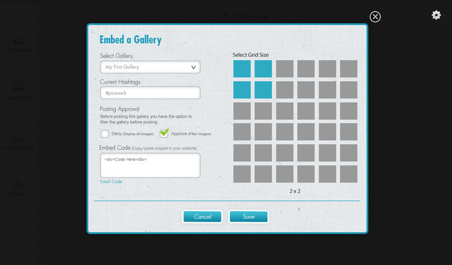Screenshot of Program Apollo website